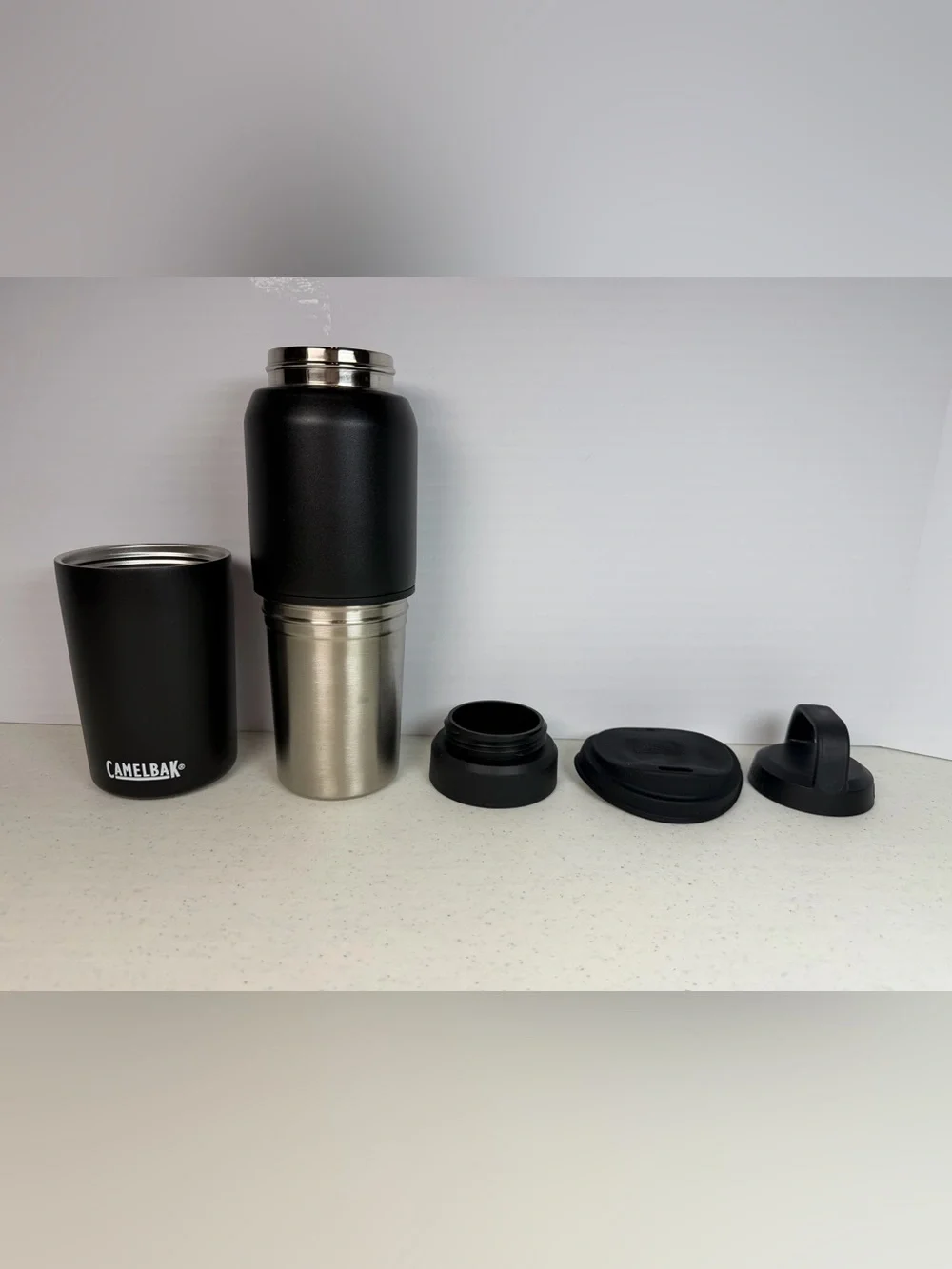 CamelBak 12 oz Vacuum Insulated Stainless Steel Travel Mug Leakproof Twist Lid
